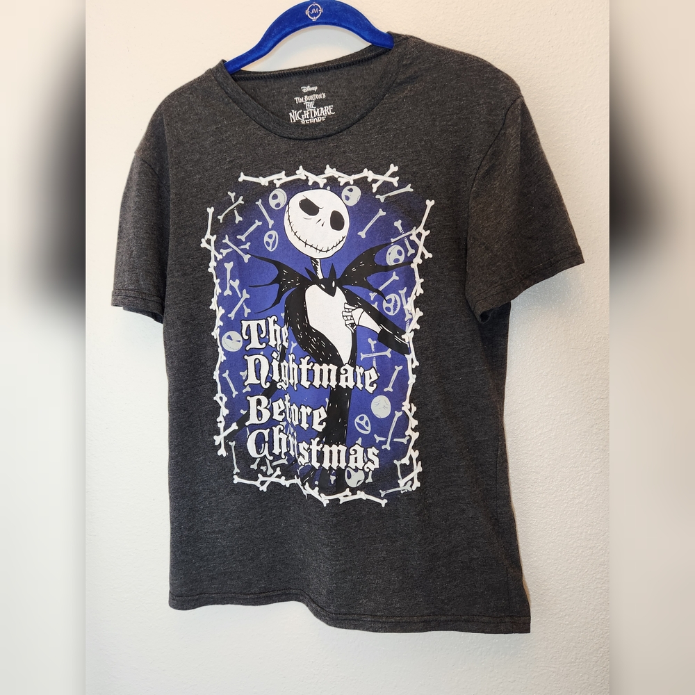 Tim Burton Nightmare Before Christmas Jack Skellington Tee Size Medium